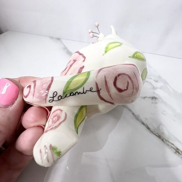 Lacombe WhimsiClay Floral Playful Cat Figurine - Picture 5 of 11